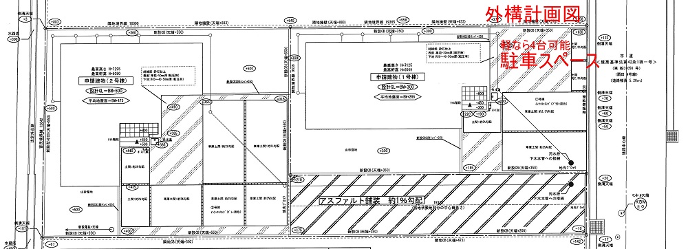 外構計画図